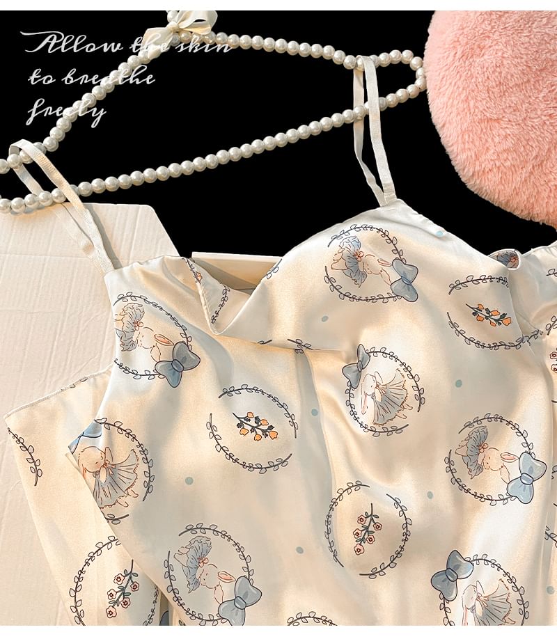 Print Rabbit Nightgown