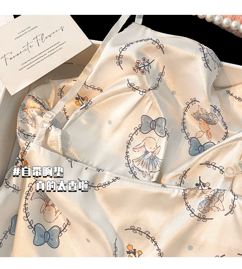 Print Rabbit Nightgown