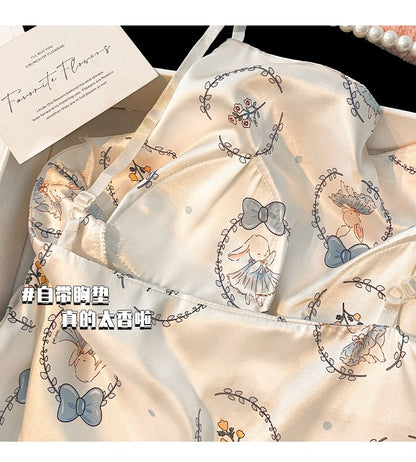 Print Rabbit Nightgown