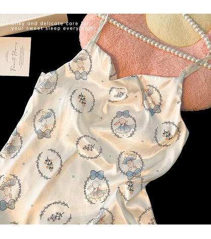 Print Rabbit Nightgown