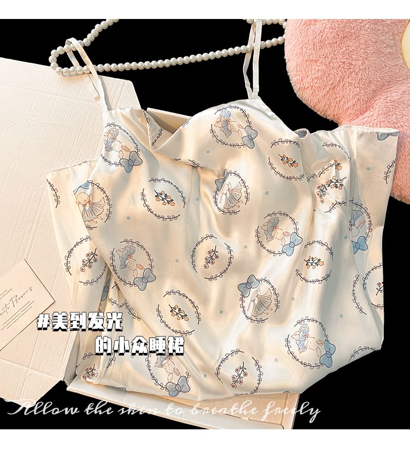 Print Rabbit Nightgown