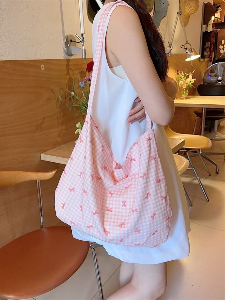 Gingham Crossbody Bag