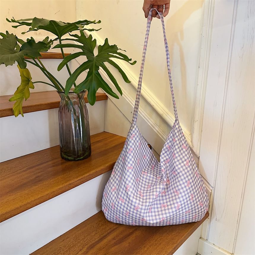 Gingham Crossbody Bag