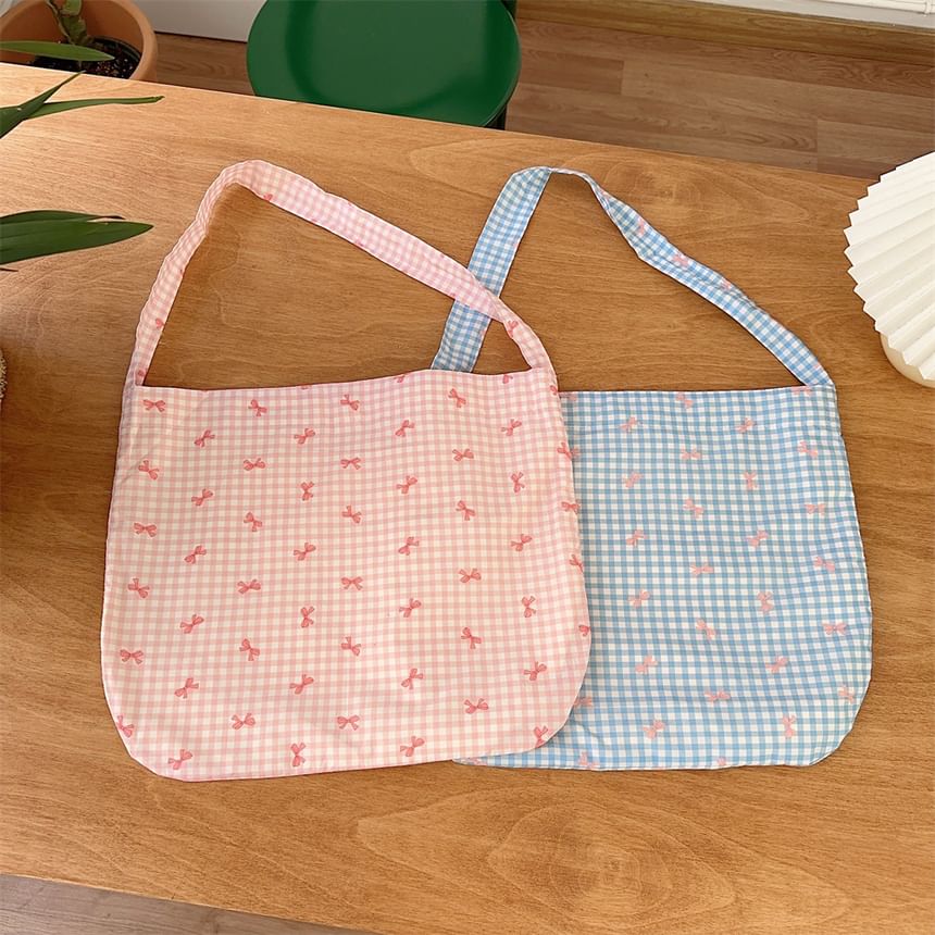 Gingham Crossbody Bag