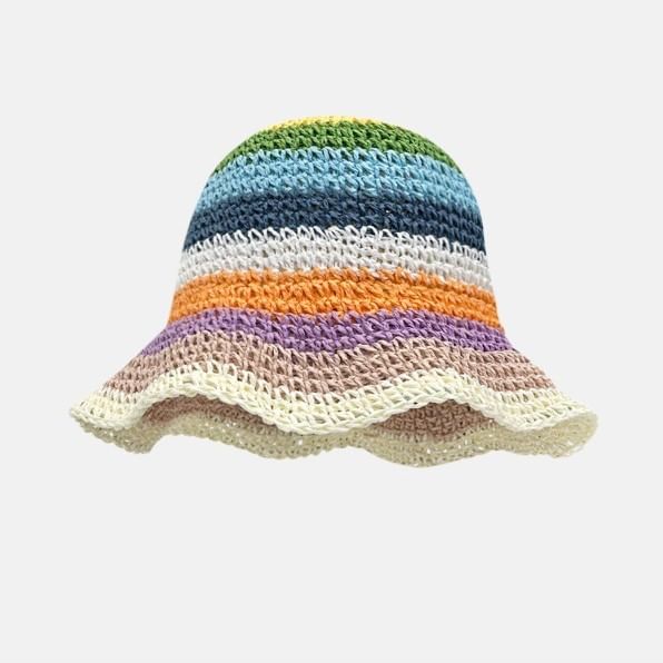 Rainbow Stripe Bucket Hat