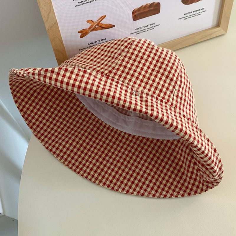 Plaid Bucket Hat