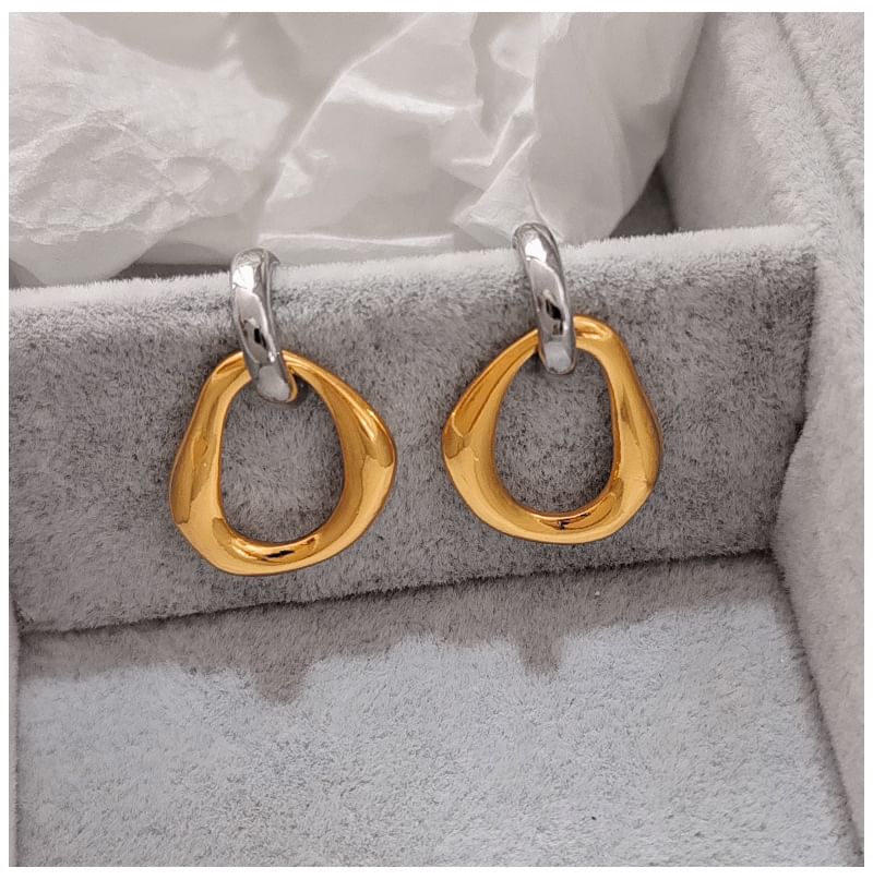 Alloy Half Hoop Earring