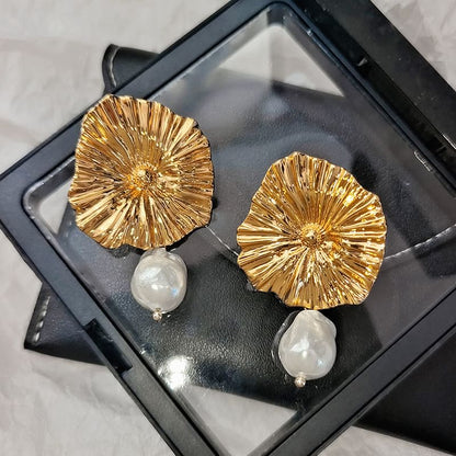 Ohrhänger mit Kunstperlen