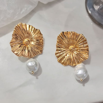 Ohrhänger mit Kunstperlen