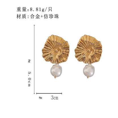 Ohrhänger mit Kunstperlen