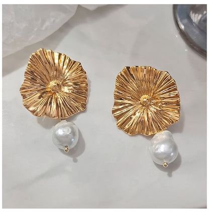 Ohrhänger mit Kunstperlen