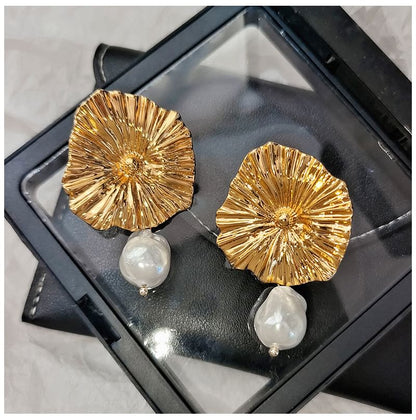 Ohrhänger mit Kunstperlen