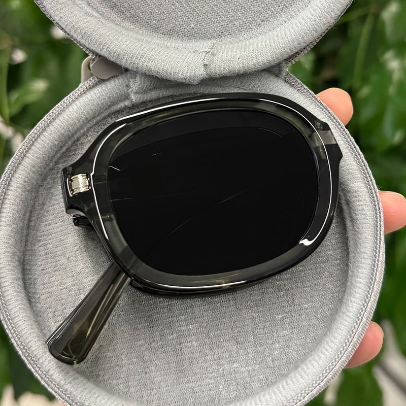 Oval Foldable Sunglasses