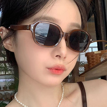 Oval Foldable Sunglasses