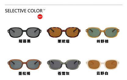 Oval Foldable Sunglasses