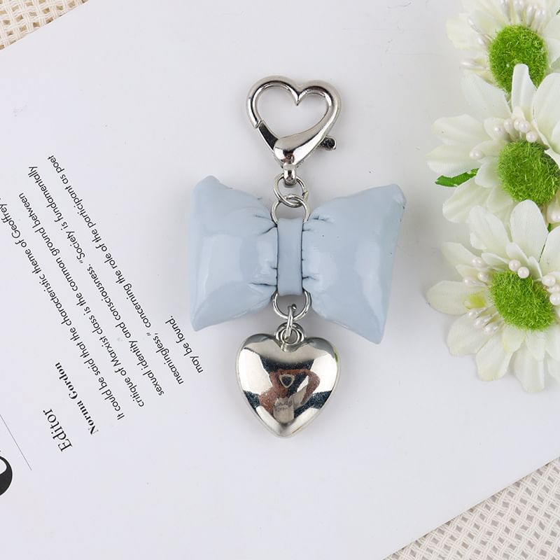 Heart Bow Keyring