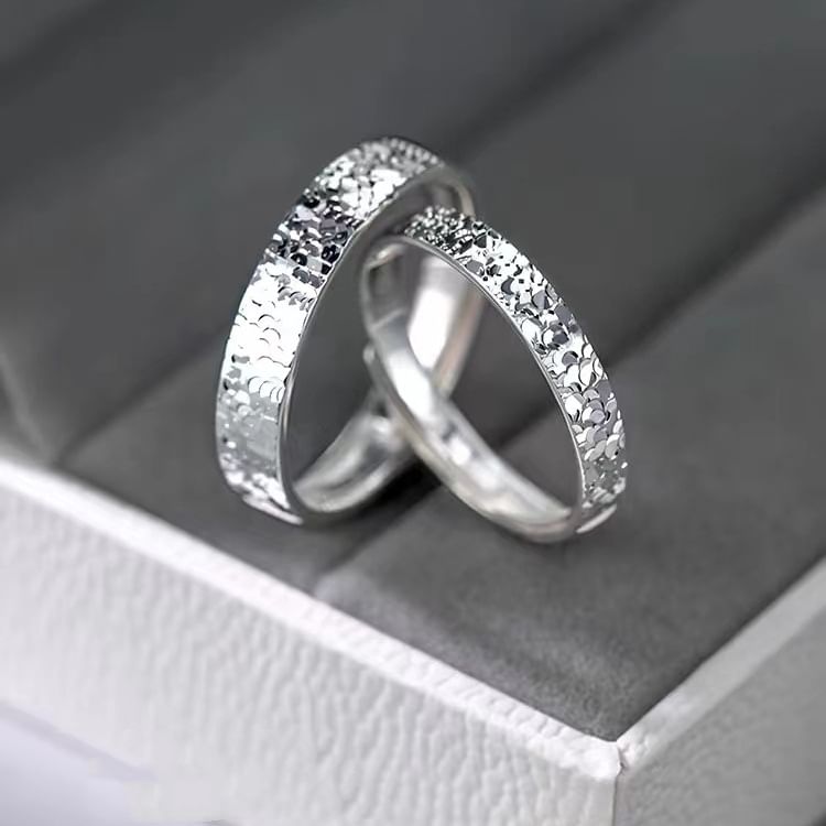 Couple Matching Sterling Silver Ring