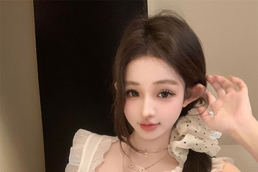 Plain Ruffle Tank Top