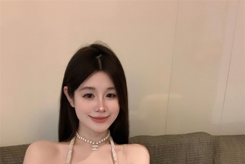 Floral Ruffle Halter Top