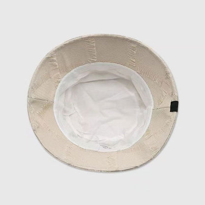 Bucket Frayed Hat Edge Distressed