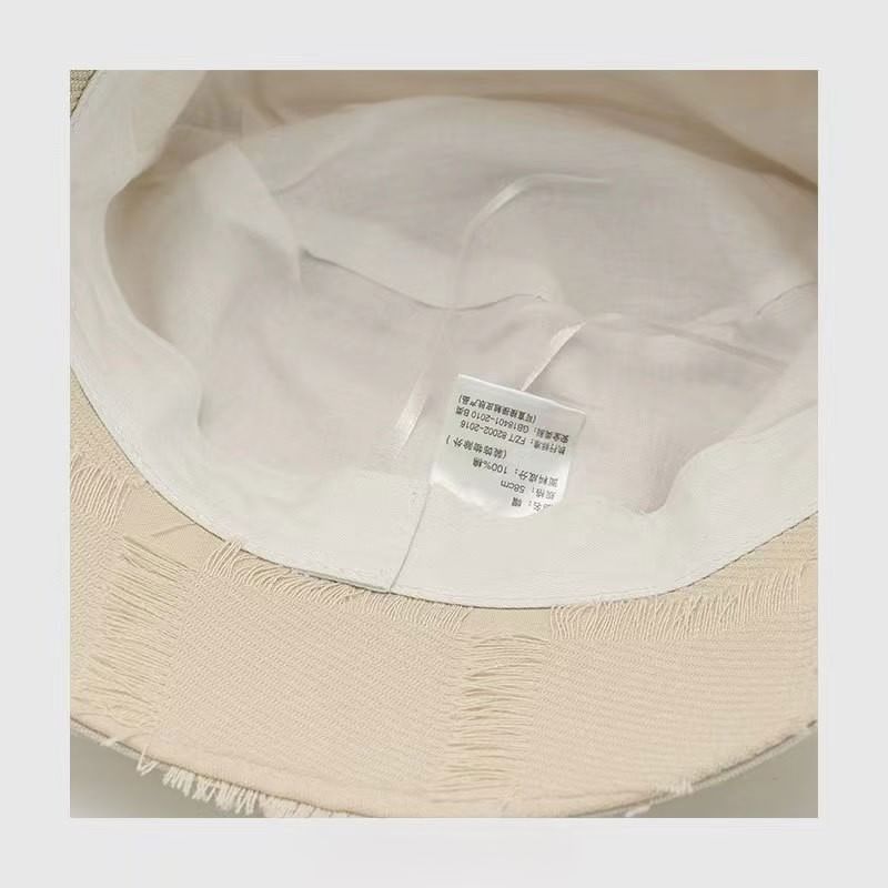 Bucket Frayed Hat Edge Distressed