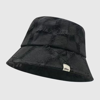 Bucket Frayed Hat Edge Distressed