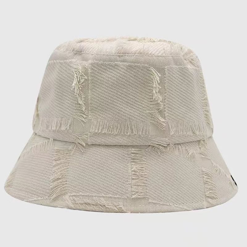 Bucket Frayed Hat Edge Distressed