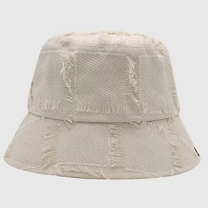 Bucket Frayed Hat Edge Distressed