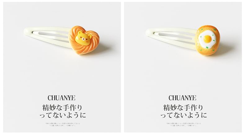 Kawaii Food Hair Clips