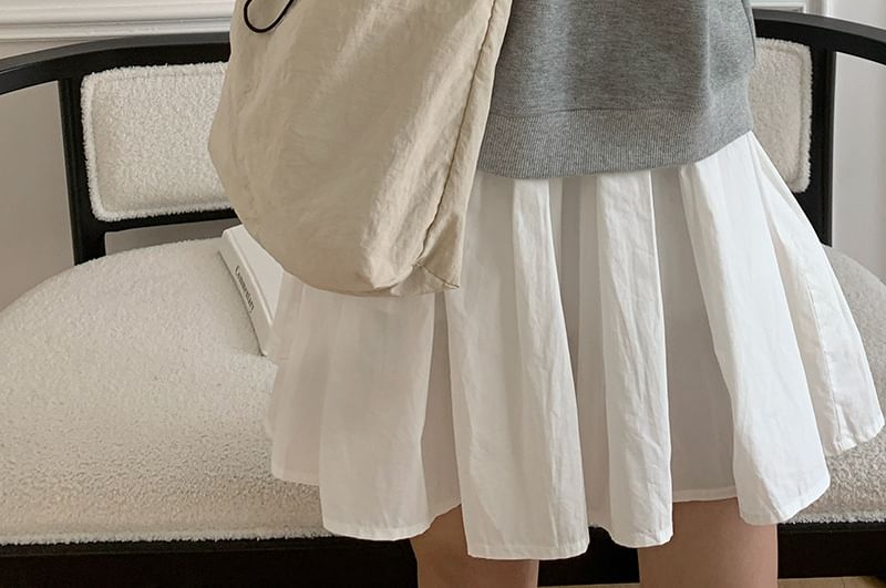 Plain Drawstring Nylon Tote Bag