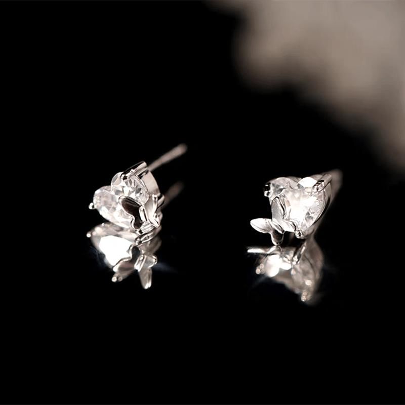 Heart / Butterfly / Star Alloy Stud Earring