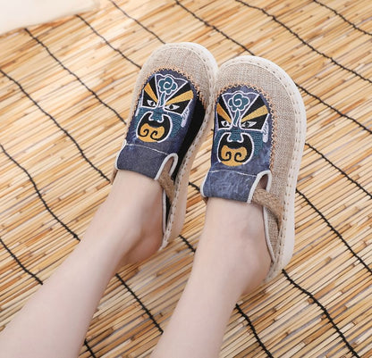 Mules Lace Embroidered