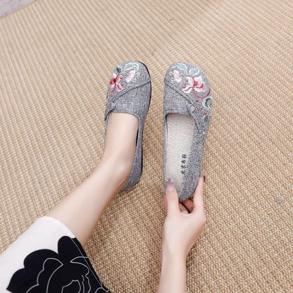 Flats Embroidered Textile