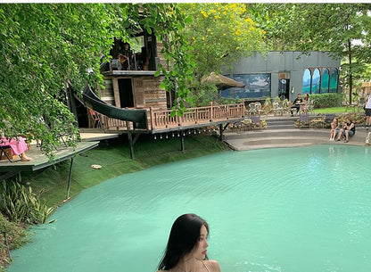 Spaghetti Strap Square Neck Plain Crinkle Open Back Maxi A-Line Dress