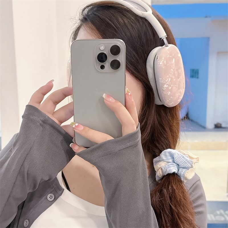 Shell Textured AirPods Max Earphone Case Skin