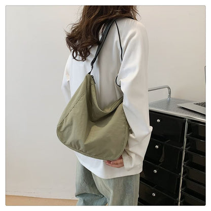 Plain Zip Crossbody Bag