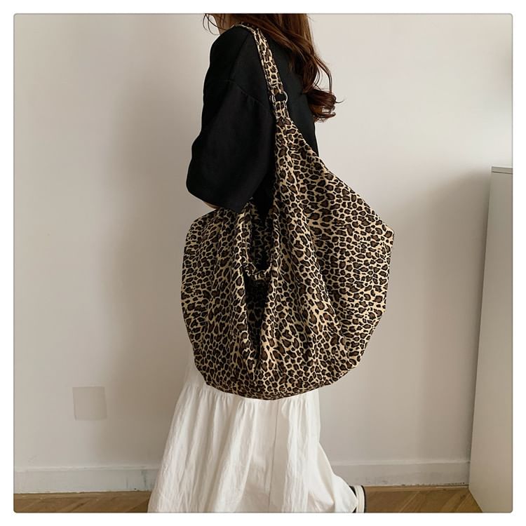 Leopard Print Tote Bag