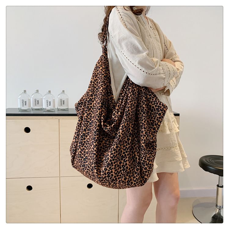 Leopard Print Tote Bag