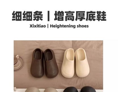 Plain Platform Mules