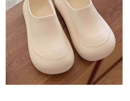 Plain Platform Mules