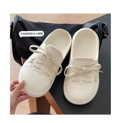 Platform Two Tone Mules
