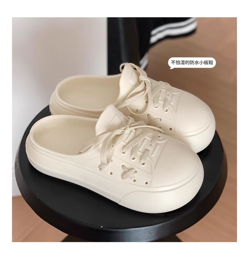 Platform Two Tone Mules