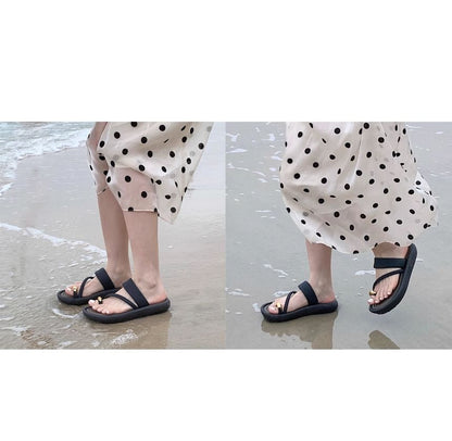 Plain Loop Toe Sandals