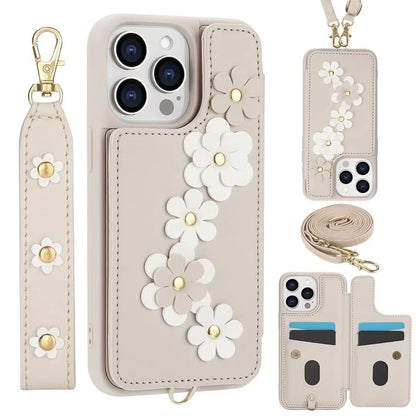 Floral Faux Leather Phone Case