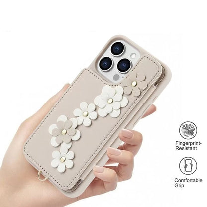 Floral Faux Leather Phone Case