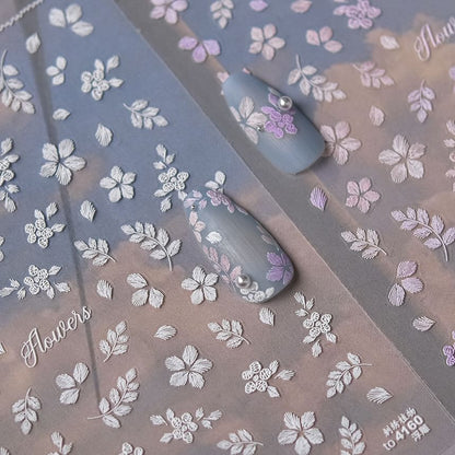 Floral Nail Art Stickers