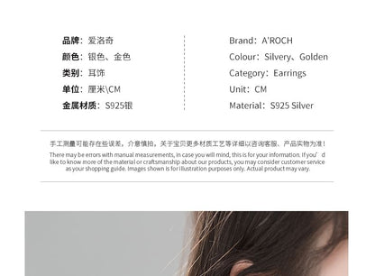 925 Sterling Silver Rhinestone Climber Earring