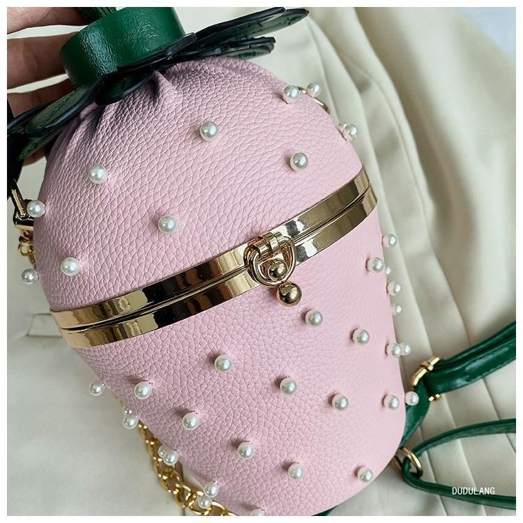 Bag Strap Chain Strawberry Bucket
