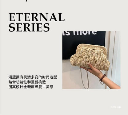 Chain Straw Bag Strap Crossbody