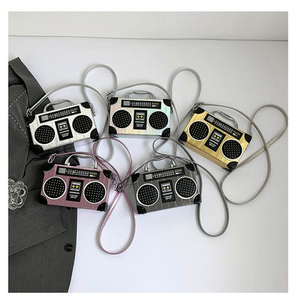 Bag Crossbody Handle Box Top Radio